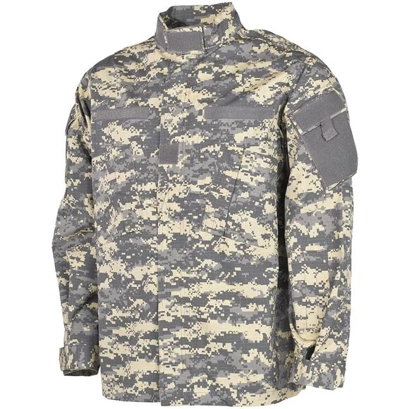Digital Urban Camo ACU BDU Fatigue Shirt Light Zip Jacket Medium Long Army - Picture 1 of 8